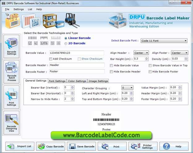 How to Generate Industrial Barcode software